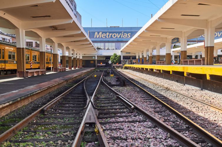 Andenes de la estación Federico Lacroze, 2024. Archivo Metrovías